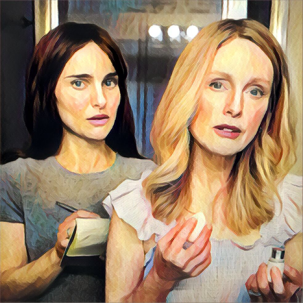 Julianne Moore and Natalie Portman in May December